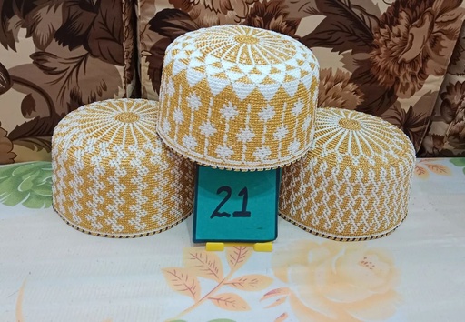 Set of 3 Golden Topi