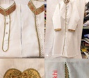 Golden Makhi Kurta Saya set